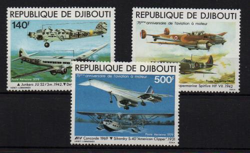 Djibouti Aéreo. Yvert Nº 130/2.