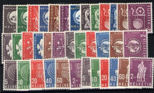 Suiza (Servicio) nº 362/404. Años 1955-58
