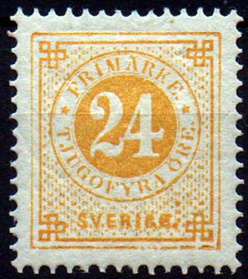 Suecia nº 22. Año 1872-85