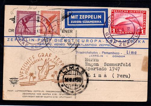 Alemania Imperio (aéreo) nº 29, 31, 35. Año 1932