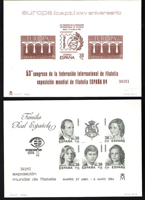 España 1984. Prueba oficial